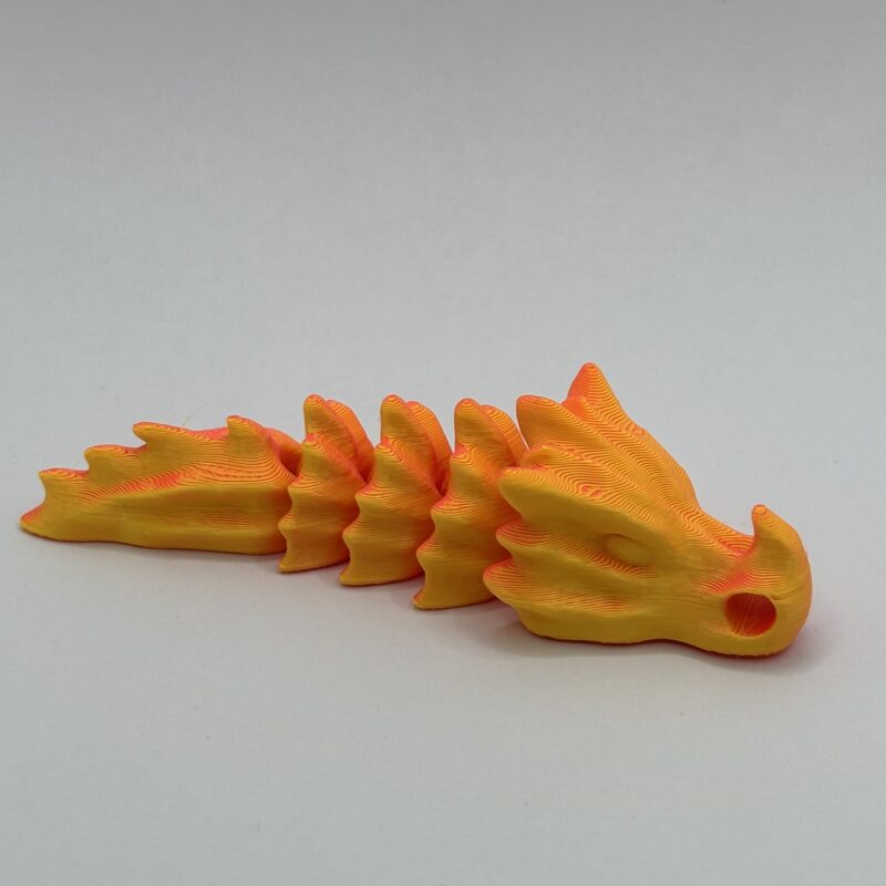 Flexi czaszka T-rex - Neon