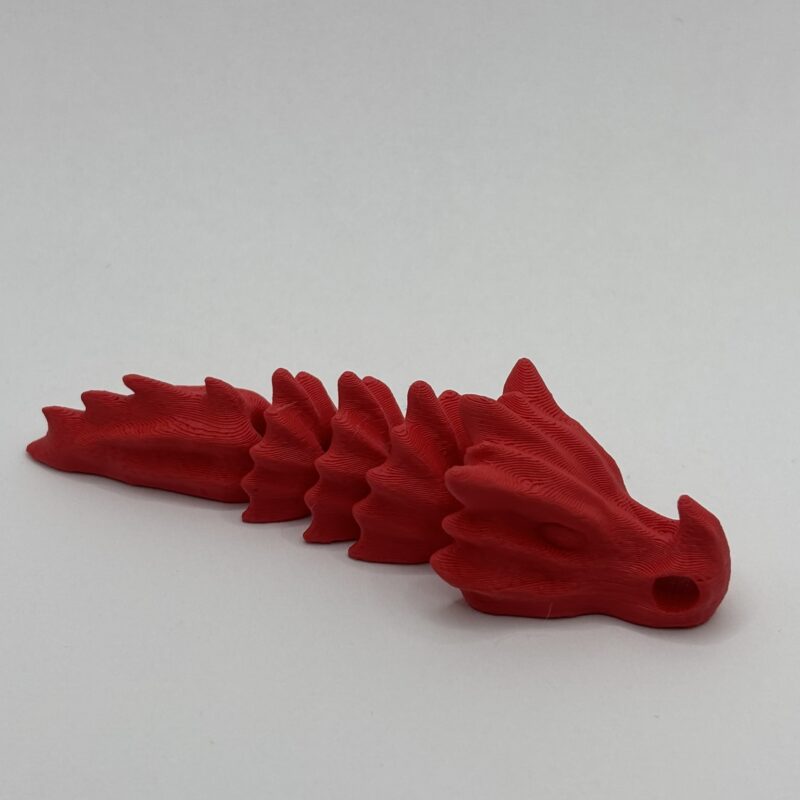 Flexi czaszka T-rex - Czerwona