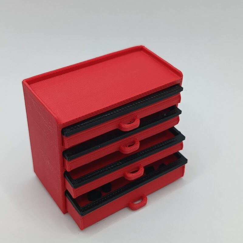 Wózek warsztatowy z szufladami skala 1:18